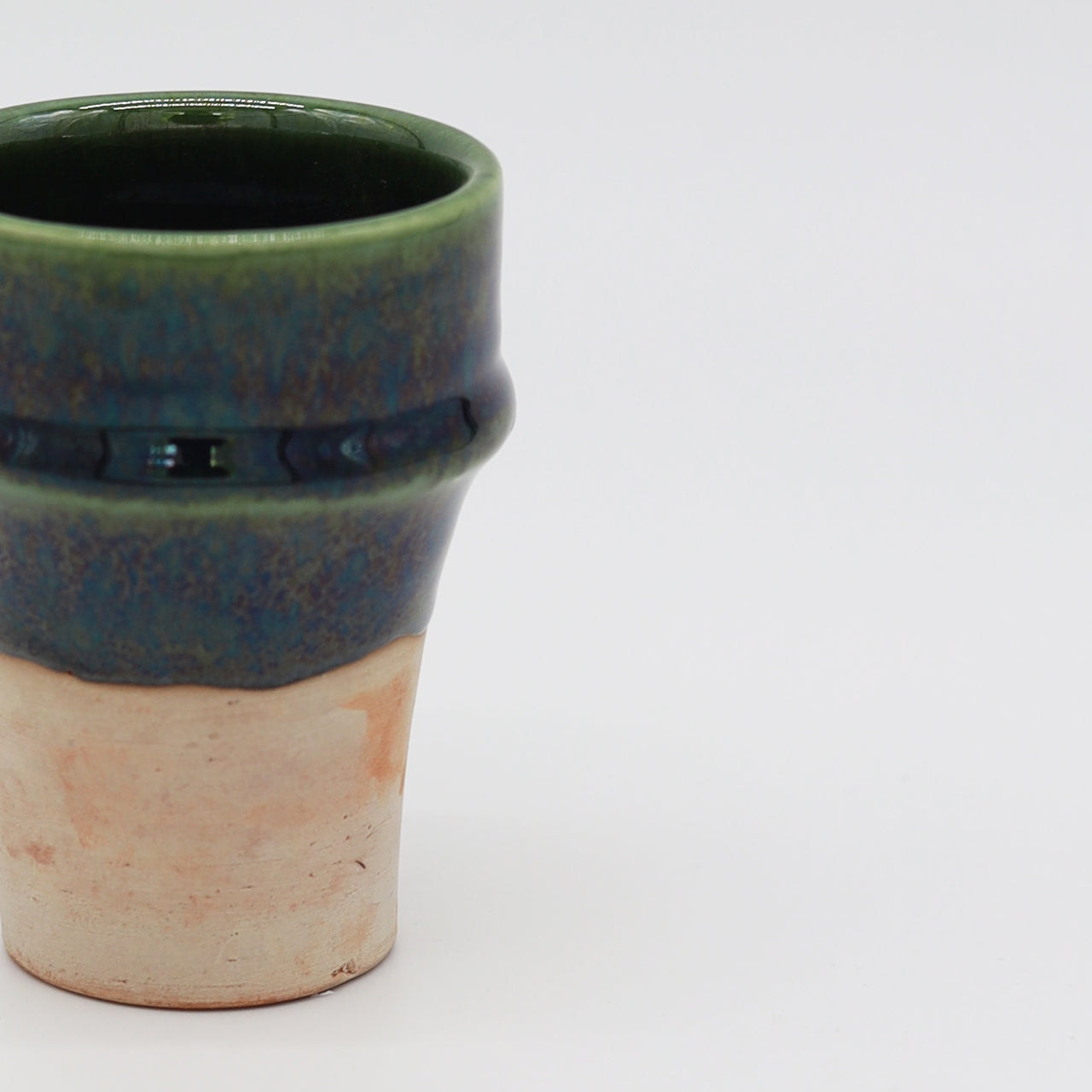 Midnight & Moss Moroccan Ceramic Cup