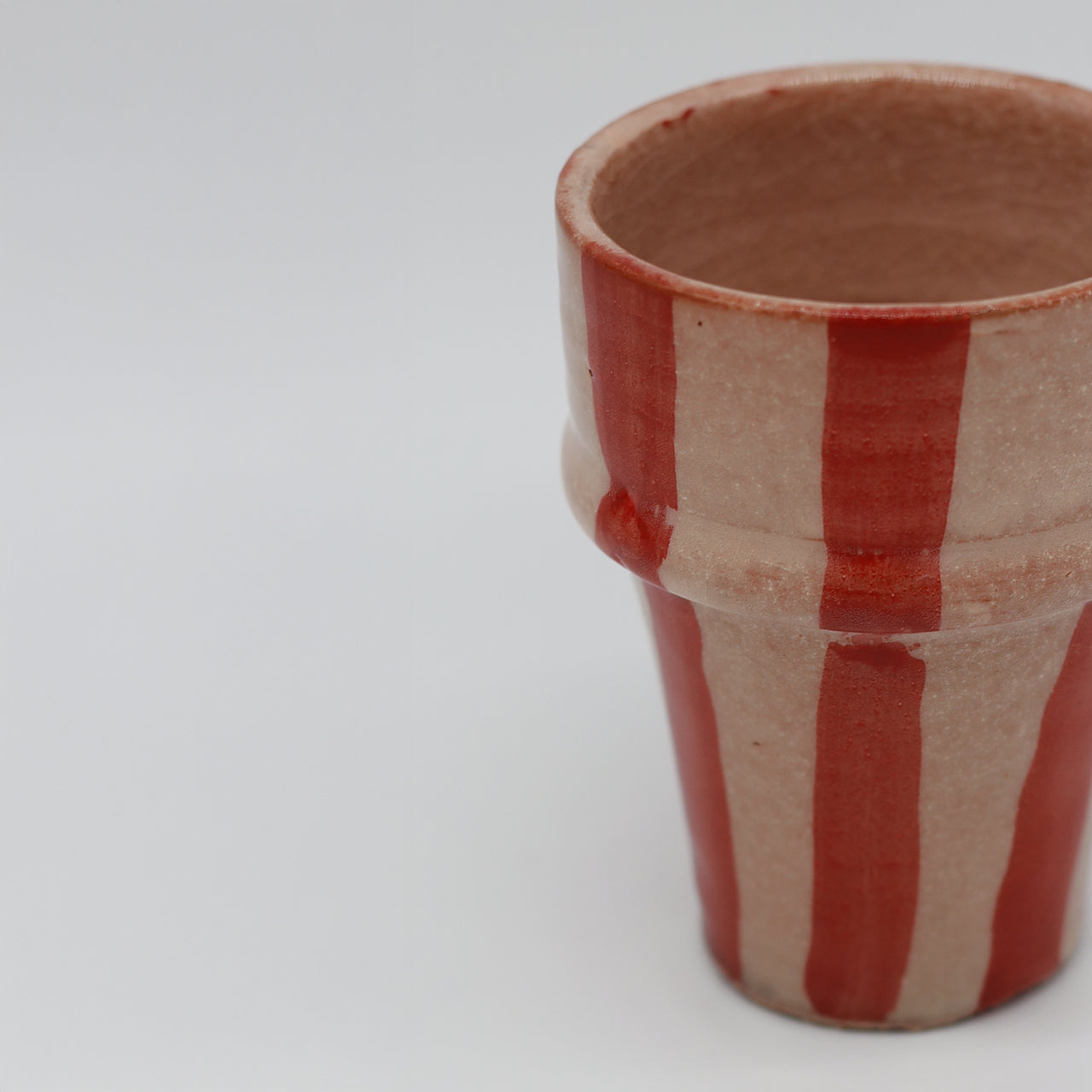 Moroccan Ceramic Cup – The Sweet Stripe