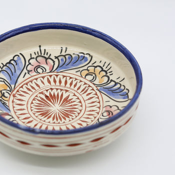 Hand-Painted Moroccan Pasta Bowl