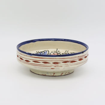 Hand-Painted Moroccan Pasta Bowl
