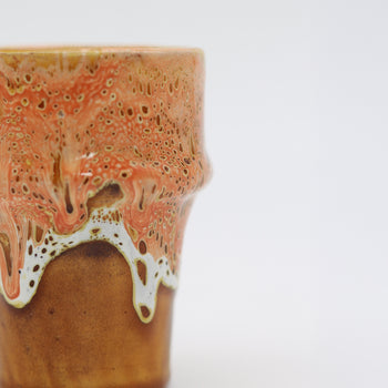 Molten Glaze Moroccan Ceramic Cup